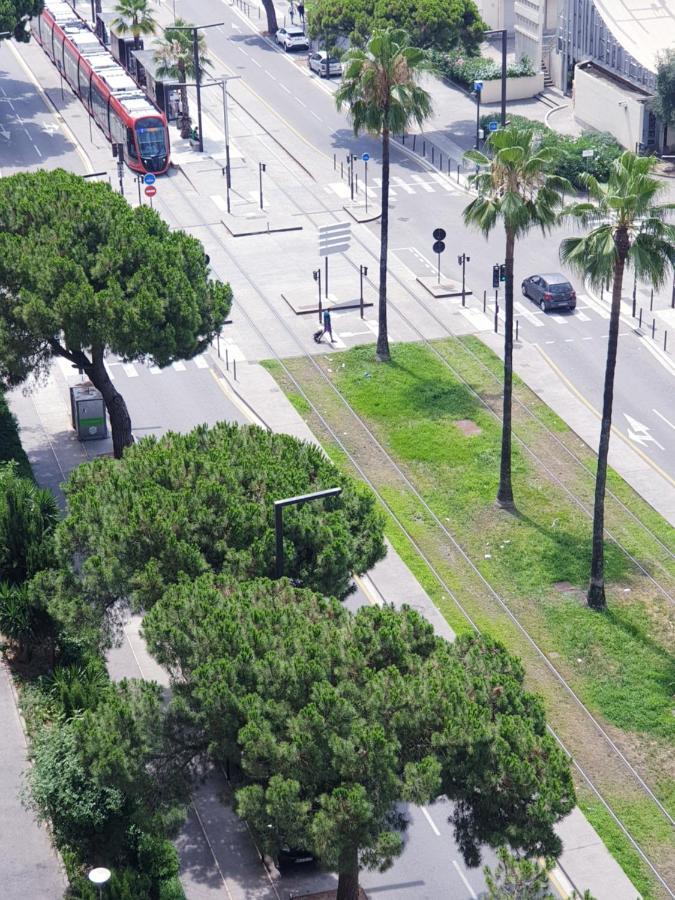 Big Flat Sea Vieuw 95 M2 5 Rooms Near Airport 5 Min Train 3 Min And Tram On Site, Beach 7 Min, 2 Showers And 2 Toilets , Neuf Grand Appartement 95 M2 5 Chambres Proche Aeroport 5 Min Train 3 Min Et Tramway Sur Place, Plage 7 Min 2 Douches Et 2 Wc Vue Nicea Zewnętrze zdjęcie